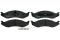 Pastillas de freno delanteras Jeep Grand Cherokee 1 Z