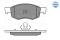 Pastillas de freno delanteras Fiat Punto 2 188
