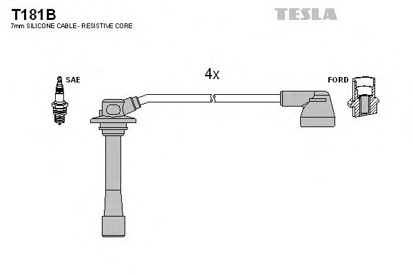 Juego de cables de bujias Tesla T181B precio, desde 17,15 EUR