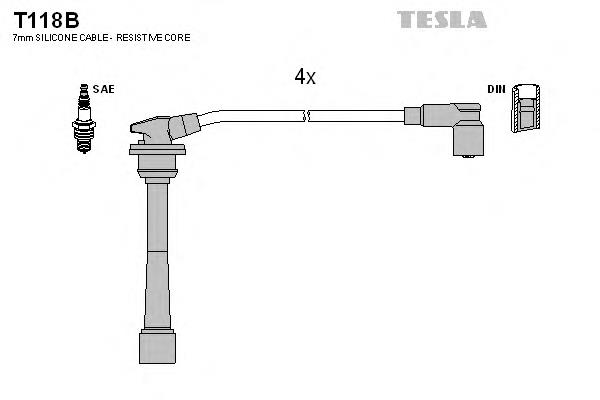 Juego de cables de bujias Tesla T118B precio, desde 37,06 EUR