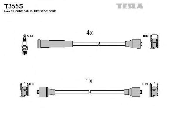 Juego de cables de bujias Tesla T355S precio, desde 10,54 EUR