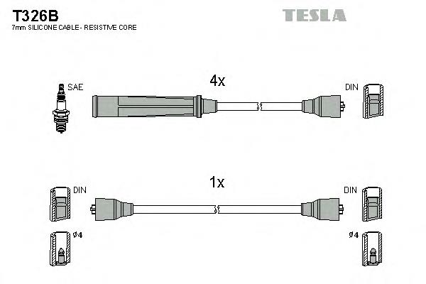 9031 NGK Cables de alta tensión, juego