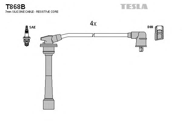 T868B Tesla cables de bujías