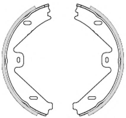 Z4754.00 Woking juego de zapatas de frenos, freno de estacionamiento