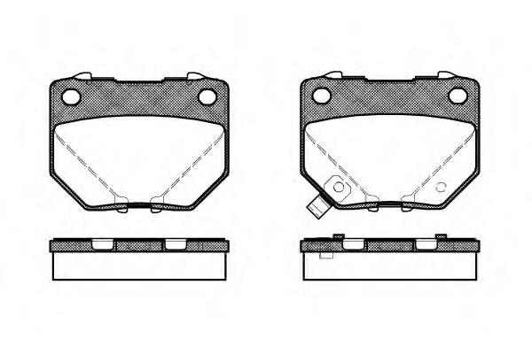 P2653.21 Woking pastillas de freno traseras