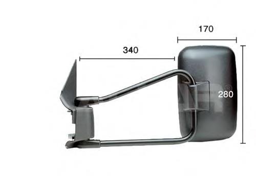 A9018105816 Mercedes espejo retrovisor izquierdo