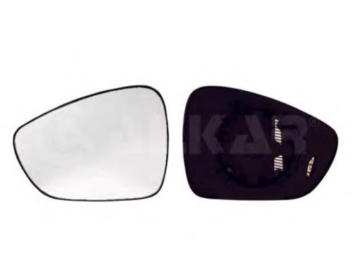 00008151NE Peugeot/Citroen cristal de espejo retrovisor exterior derecho