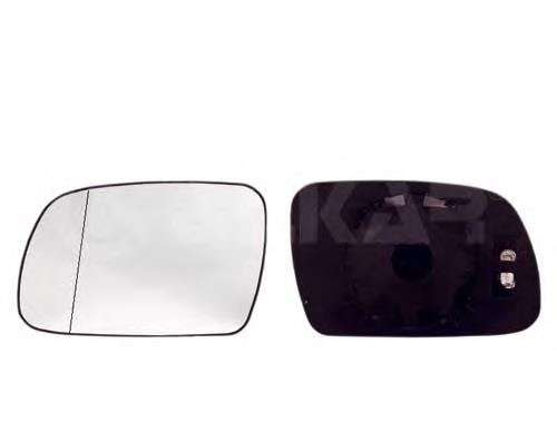 8151GY Peugeot/Citroen cristal de espejo retrovisor exterior izquierdo