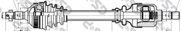 Semieje delantero izquierdo GSP 210189 precio, desde 65,34 EUR