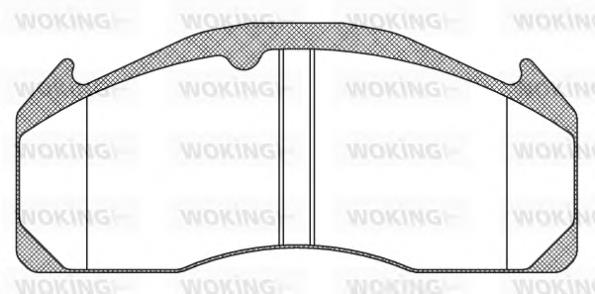 JSA11333.10 Woking pastillas de freno delanteras