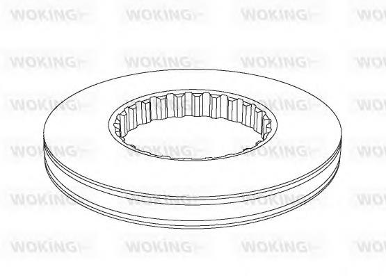 NSA1146.10 Woking freno de disco delantero