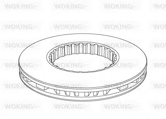 NSA1146.20 Woking freno de disco delantero