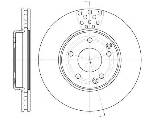 D6751.10 Woking freno de disco delantero