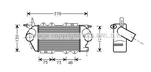 Comprar AC640749 Maxgear Turbo intercooler