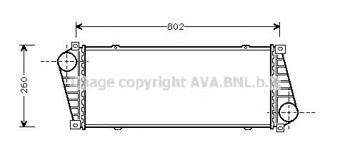 Radiador de aire, intercooler Volkswagen LT II (2DB, 2DE, 2DK)