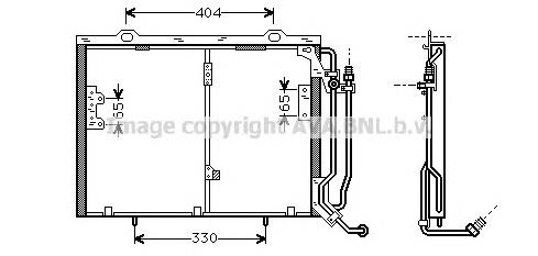 Condensador para Mercedes C  (S202)