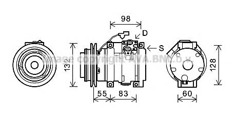 MTK219 Prasco compresor de aire acondicionado