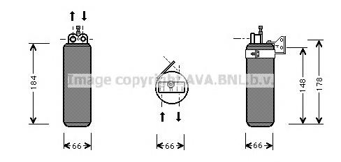 RTD019 Prasco receptor-secador del aire acondicionado