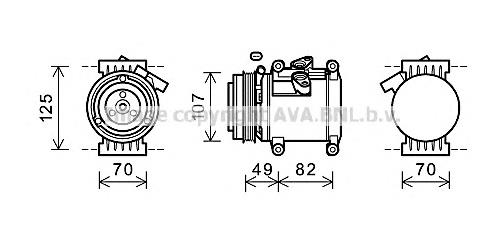 Compresor climatizador Chevrolet Spark (Matiz)  (2010-2026)
