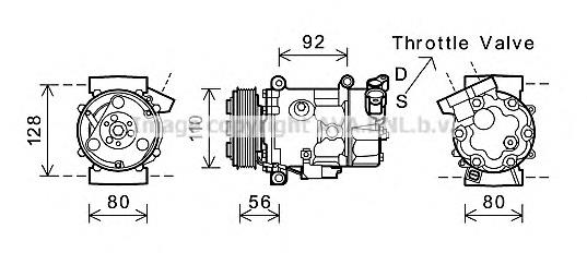 Compresor de ac para Mini Cooper  (R56)