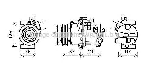 HYK301 Prasco compresor de aire acondicionado