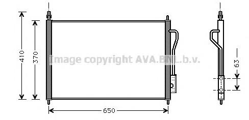 Radiador de aire acondicionado Ford Focus I (1999-2005)