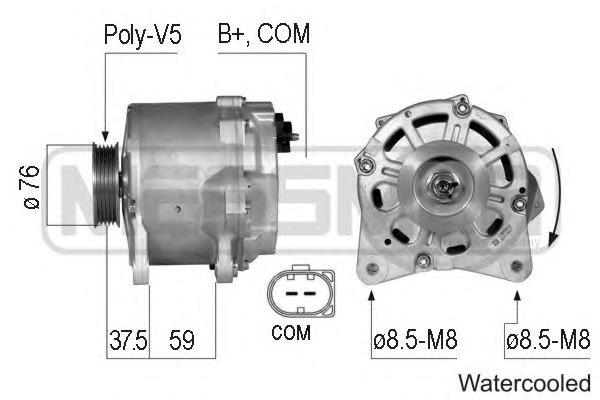 Alternador 210791 Messmer