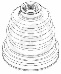 Fuelle, árbol de transmisión delantero exterior D8428 Autofren