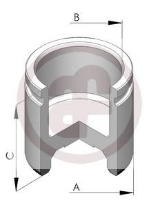 Émbolo, pinza del freno delantera D025133 Autofren