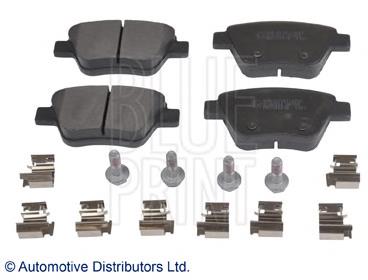 Pastillas de freno traseras ADV184218 Blue Print