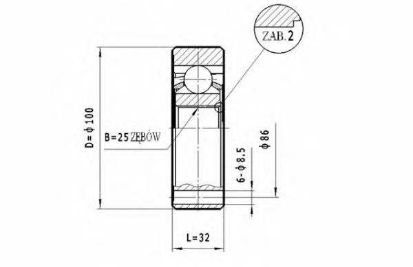 CW.040 Statim junta homocinética interior delantera