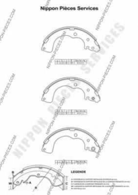 Zapatas de freno de tambor traseras Renault (RVI) 7701458161 precio, desde 28,27 EUR