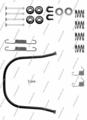 Comprar 1050633 Quick Brake Kit de montaje de zapatas de freno traseras