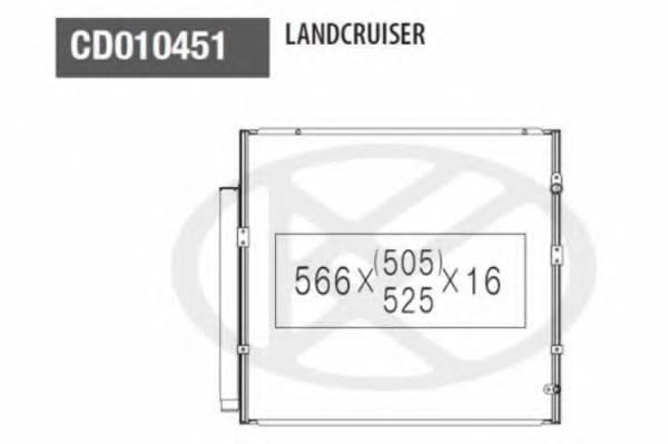 8846060470 Toyota Radiador de aire acondicionado