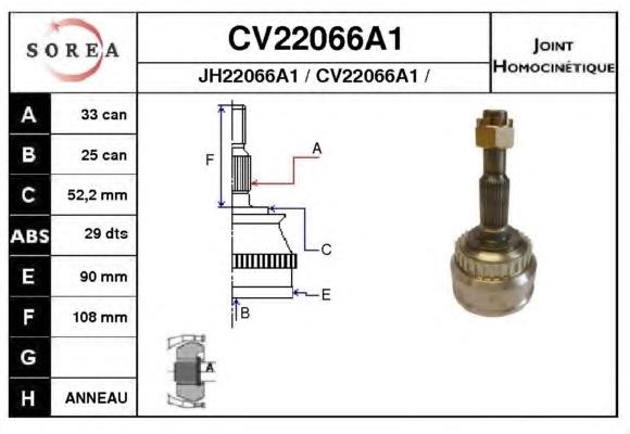Comprar 75302S Ruville Junta homocinetica