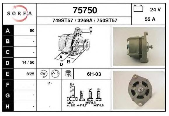 75750 EAI alternador