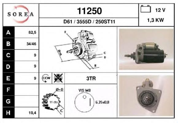 11250 EAI motor de arranque