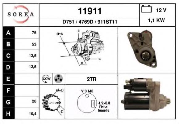 11911 EAI motor de arranque