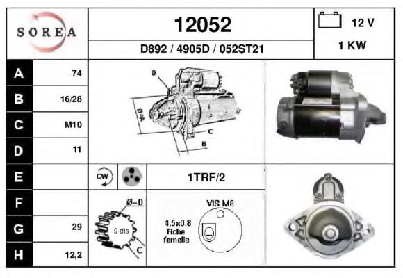 12052 EAI motor de arranque