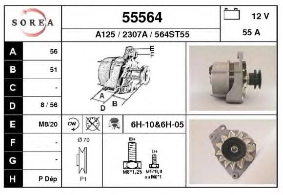 Alternador 069903017BX VAG