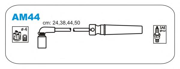 AM44 Janmor juego de cables de encendido