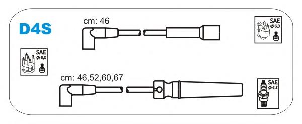 D4S Janmor juego de cables de encendido