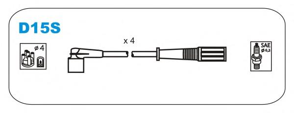 D15S Janmor juego de cables de encendido
