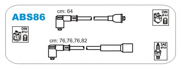 ABS86 Janmor juego de cables de encendido