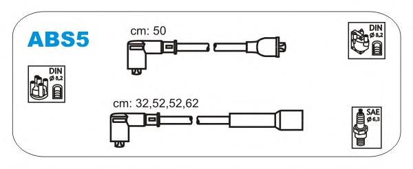 ABS5 Janmor juego de cables de encendido