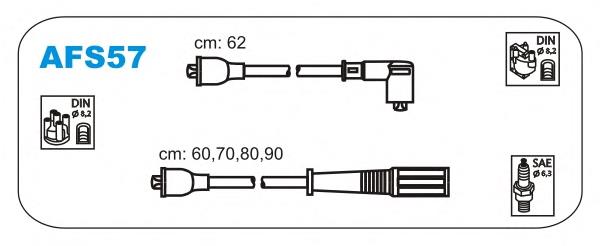 AFS57 Janmor juego de cables de encendido