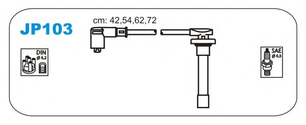 JP103 Janmor juego de cables de encendido
