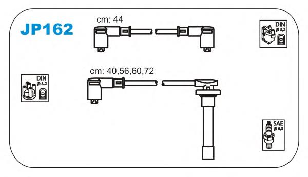 JP162 Janmor juego de cables de encendido