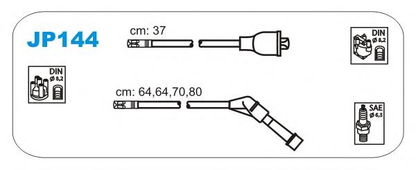 JP144 Janmor juego de cables de encendido