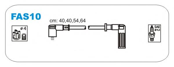 FAS10 Janmor juego de cables de encendido